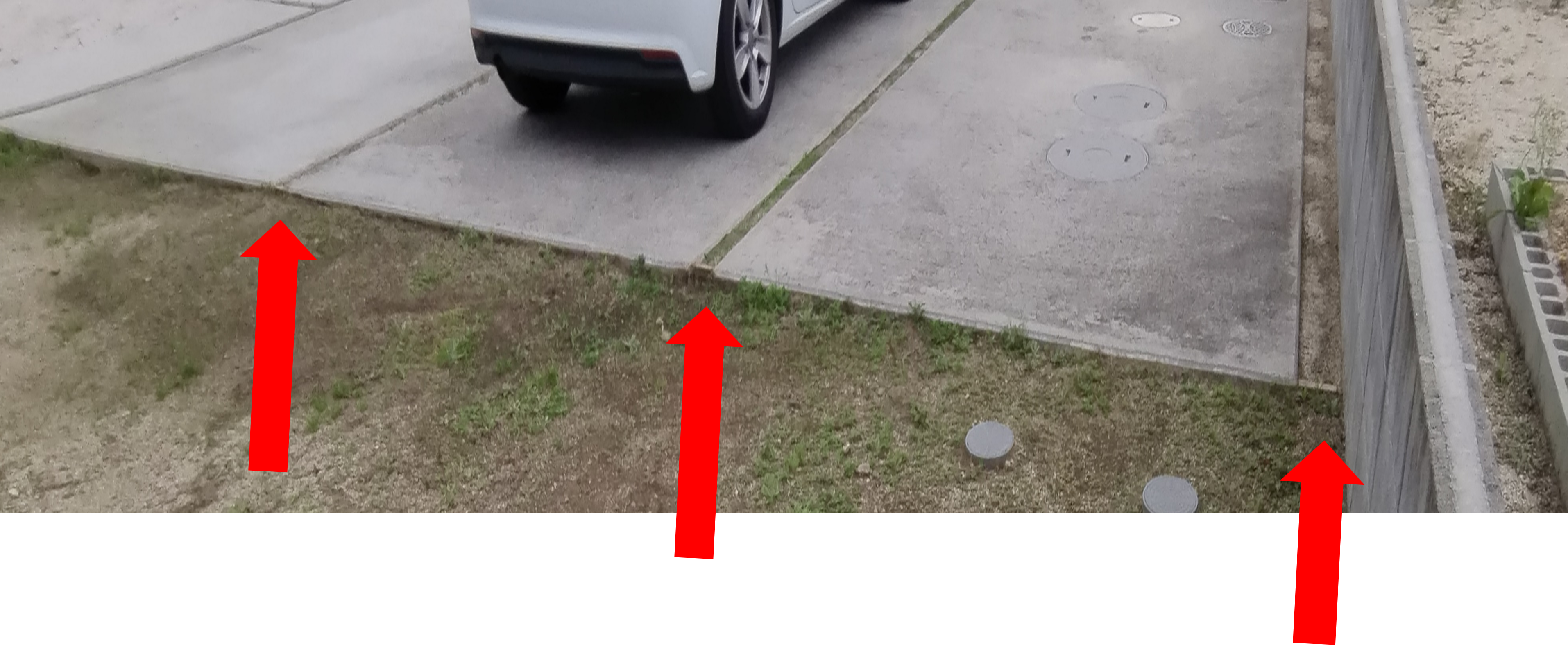 益田市 外構リフォーム 水道まわりの改善前の様子